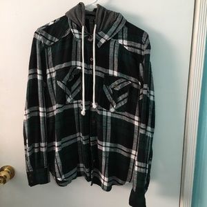 F21 Flannel Hoodie!